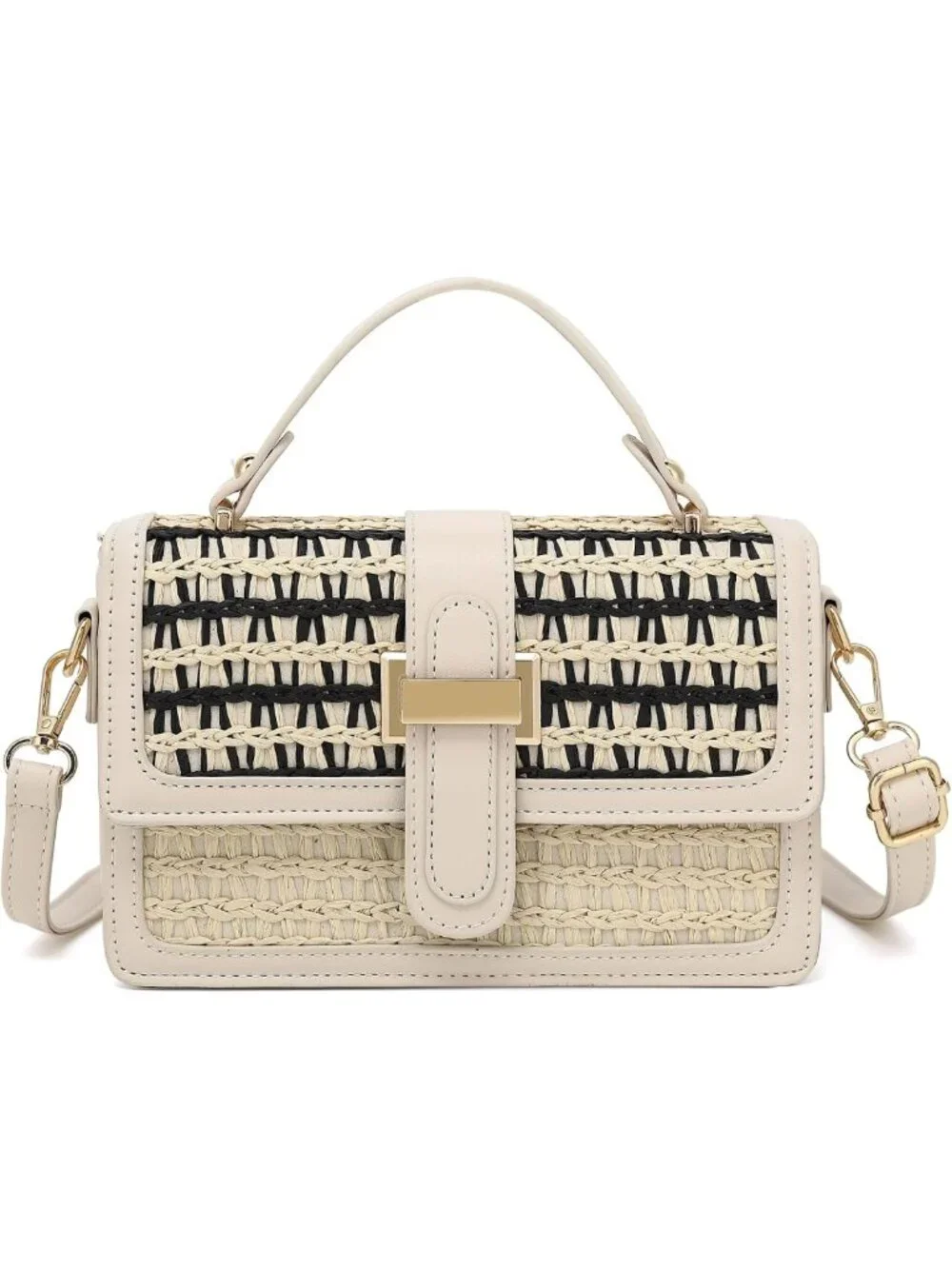Woven Crossbody Bag for Women | Small Straw Clutch Purse | Summer Boho Beach